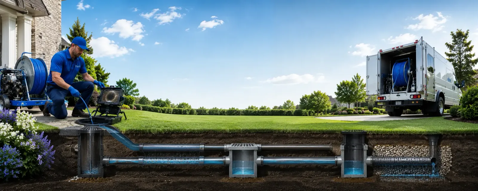 Outdoor drain cleaning information for Oliveburg, PA
